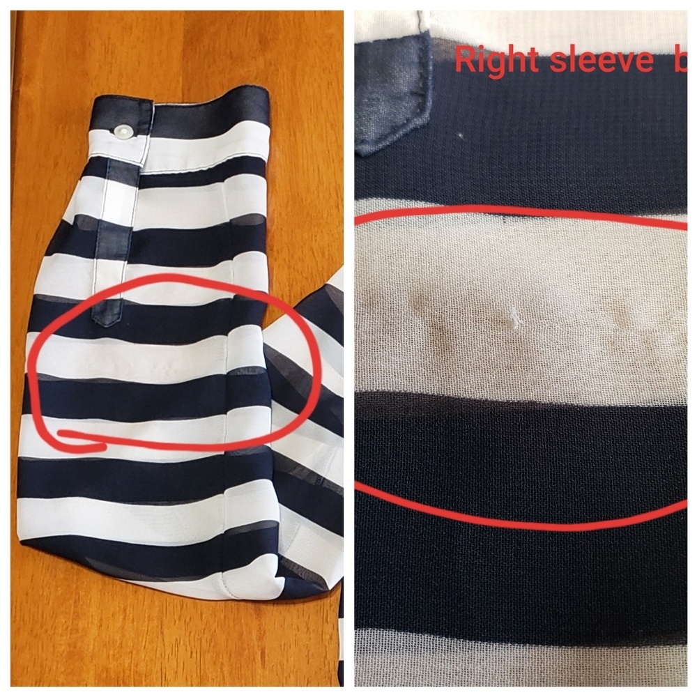 OLD NAVY Stripe Blouse!!! - Picture 6 of 8